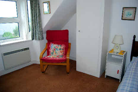 The Chair in 1st Single Bedroom  in The Rowans Sef Catering Tobermory
